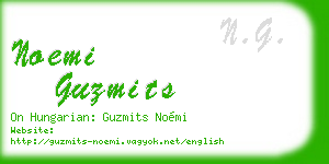 noemi guzmits business card
